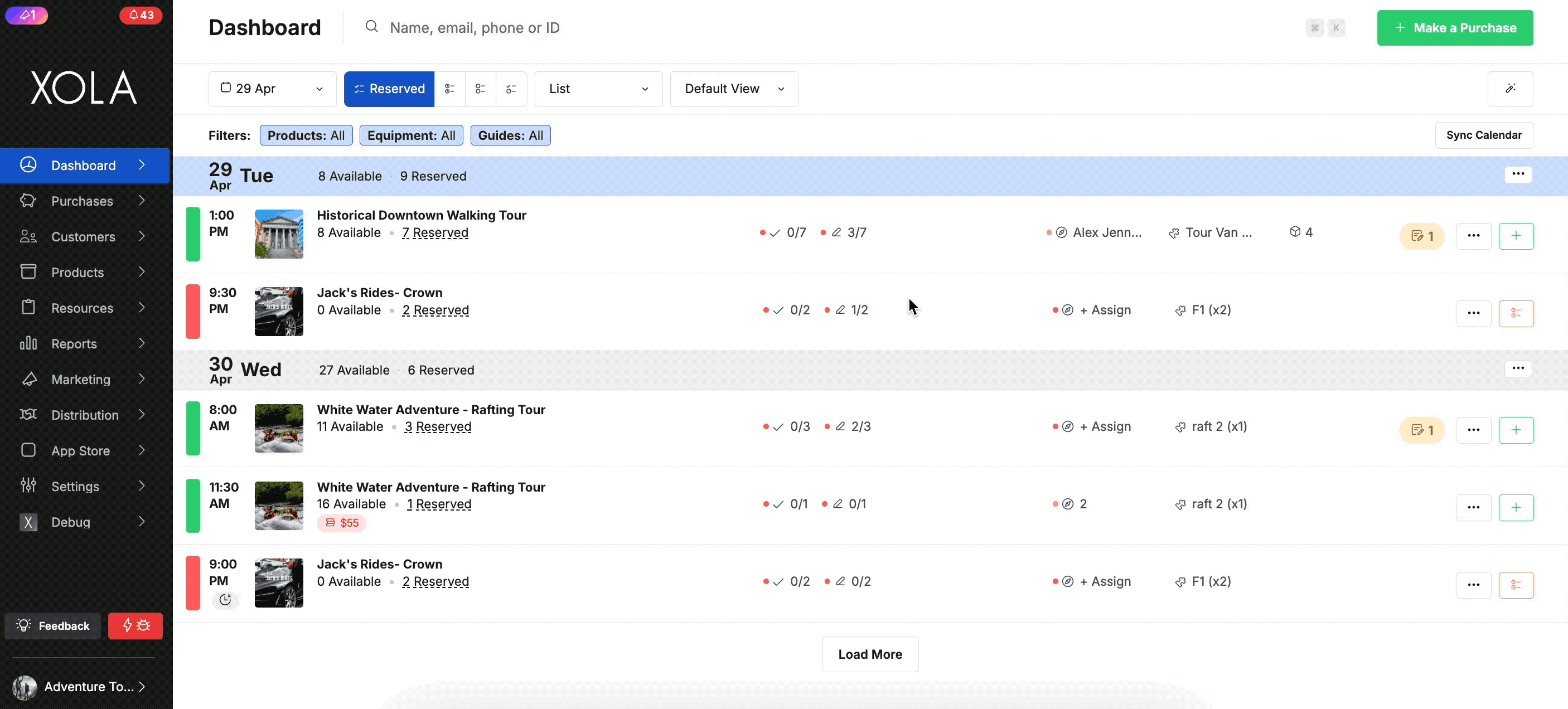 Guide Assignment on Dashbaord .gif