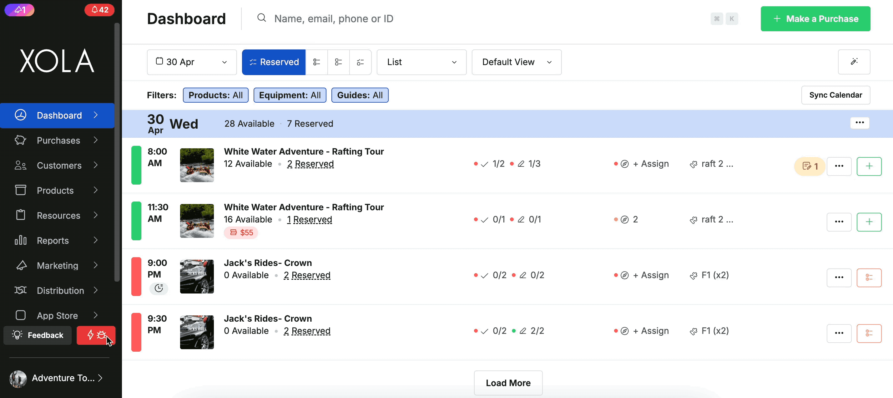 Dashboard actions .gif
