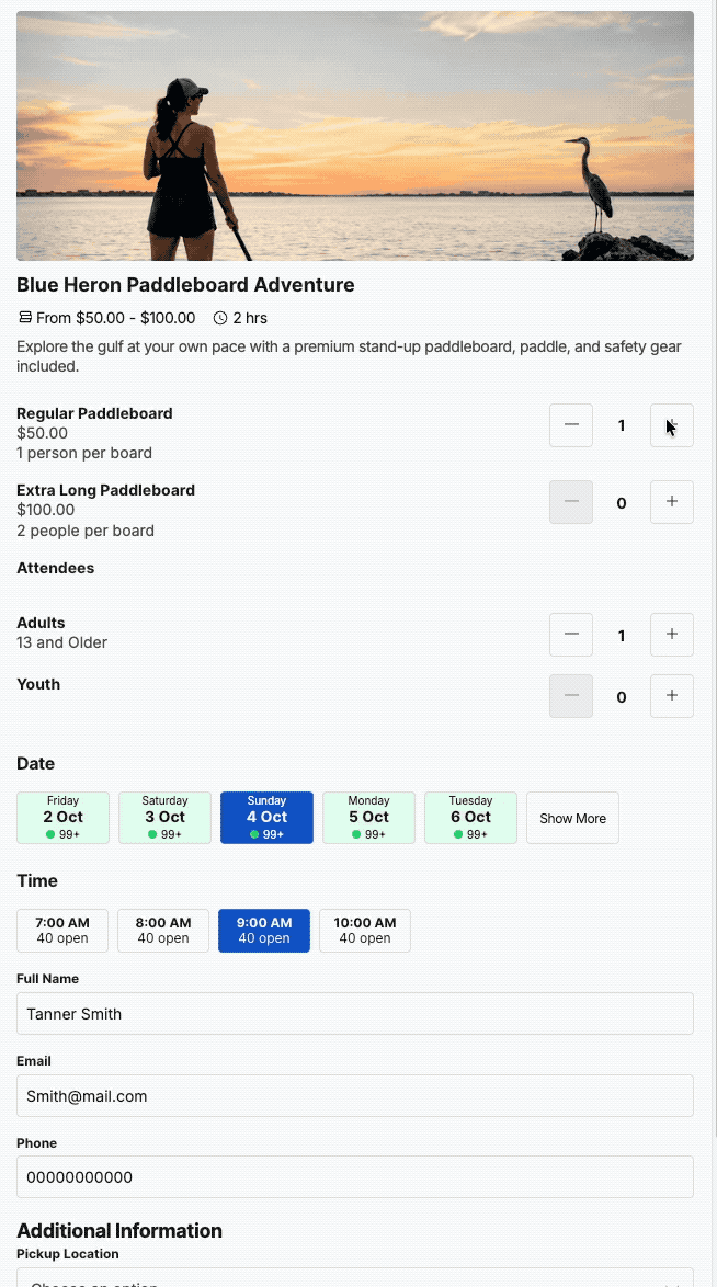 equipment checkout